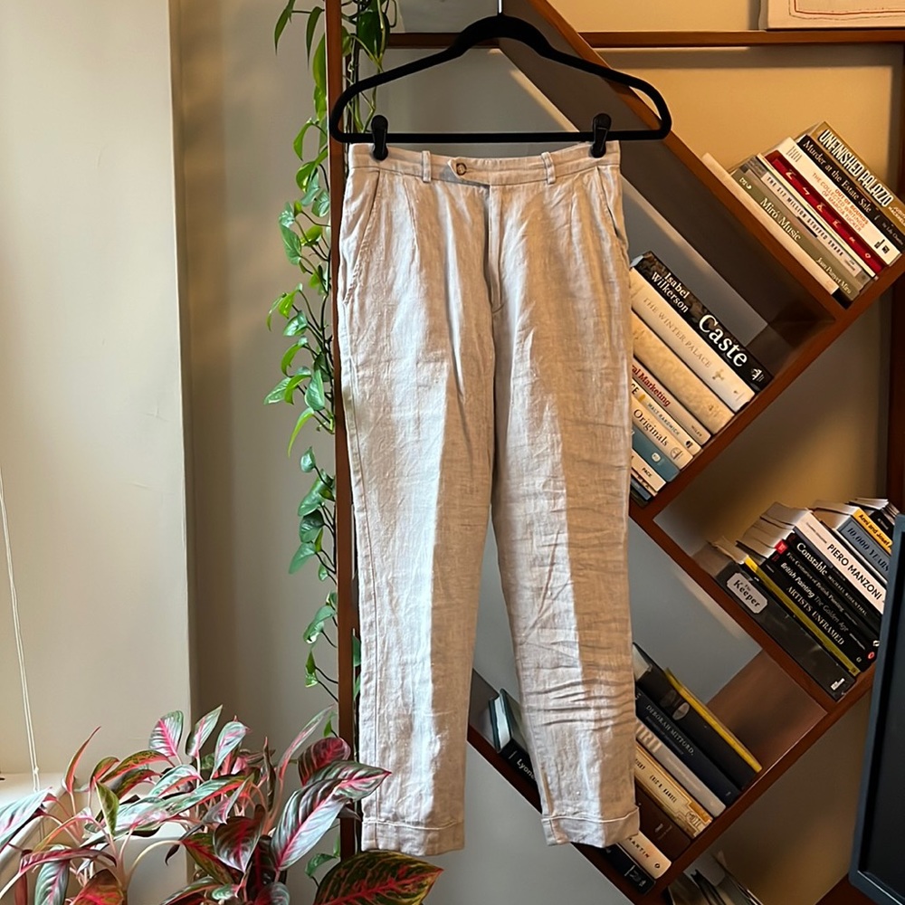 Reformation linen pants
